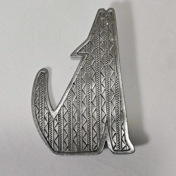 JJ Jonette Jewelry - Vintage 1988 J Jonette Artifacts Vintage Southwestern Howling Coyote Pin Brooch